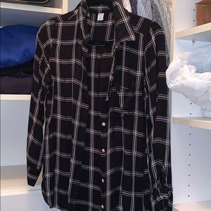 Tunic light flannel shirt